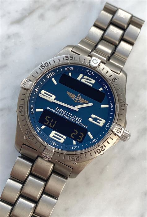 breitling aerospace blaues zifferblatt